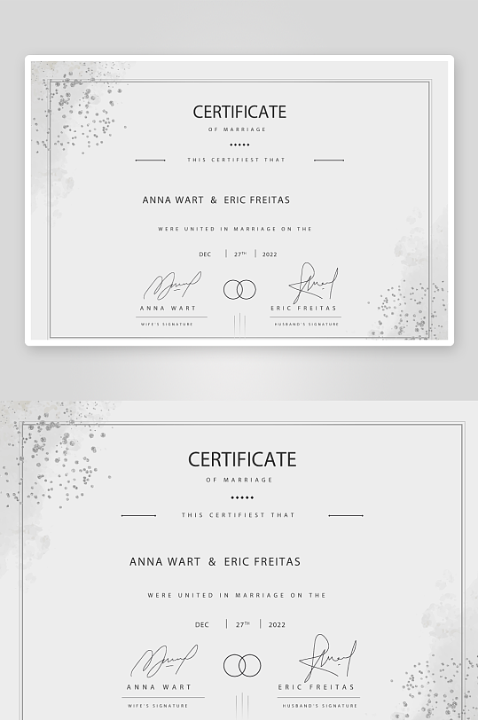 矢量花纹花边证书模板素材-众图网