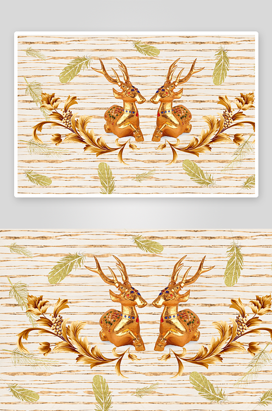 森系背景装饰画素材-众图网