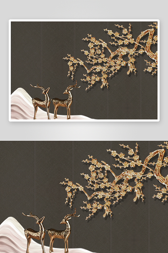 森系背景装饰画素材-众图网