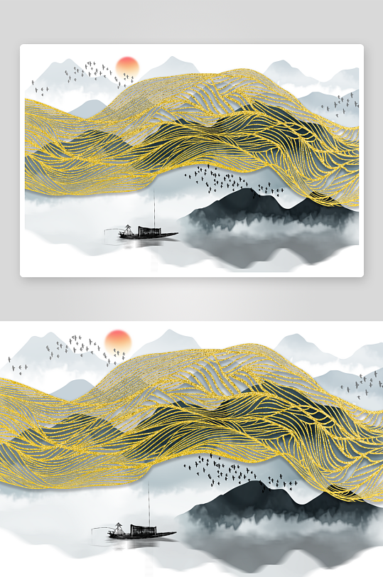 唯美古风中式背景素材-众图网