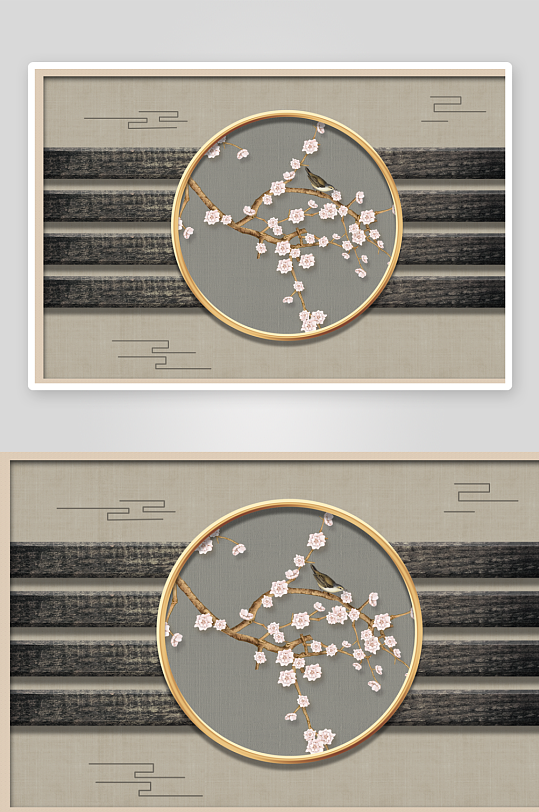 唯美古风中式背景素材-众图网