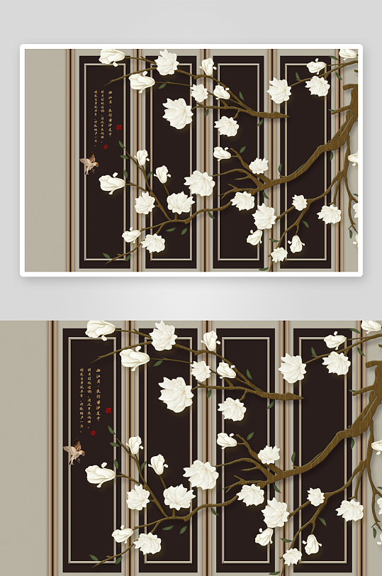 唯美古风中式背景素材-众图网