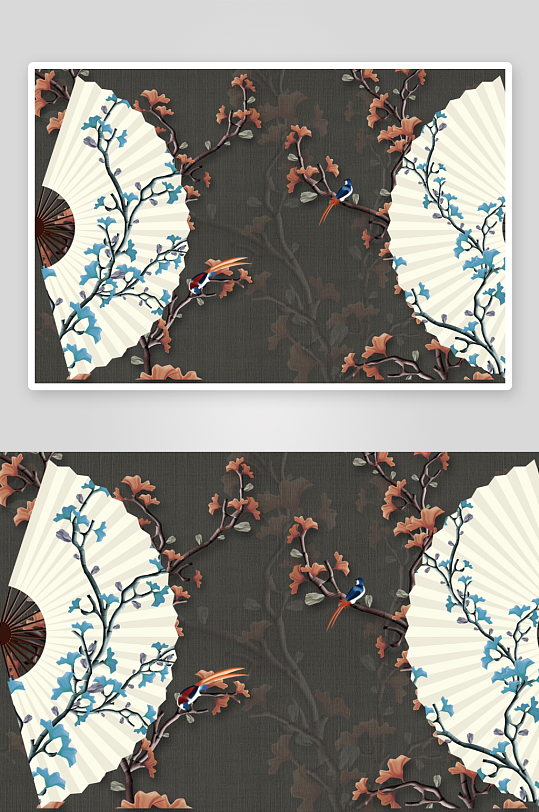 唯美古风中式背景素材-众图网