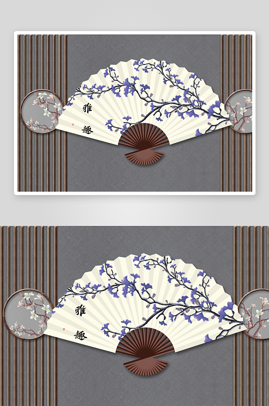 唯美古风中式背景素材-众图网