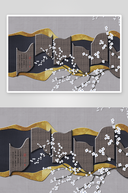 唯美古风中式背景素材-众图网