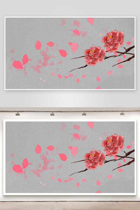 水墨中国风背景素材-众图网