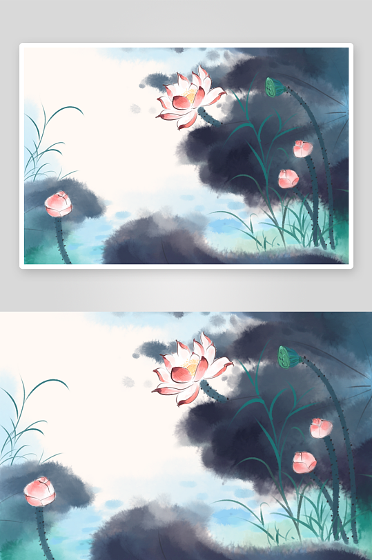 水墨中国风背景素材-众图网