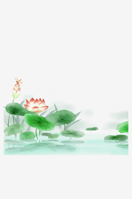 水墨中国风背景装饰画-众图网