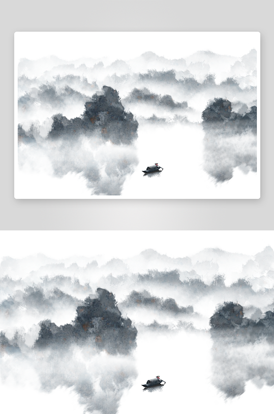 水墨中国风背景装饰画-众图网