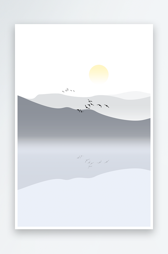 水墨中国风背景素材-众图网