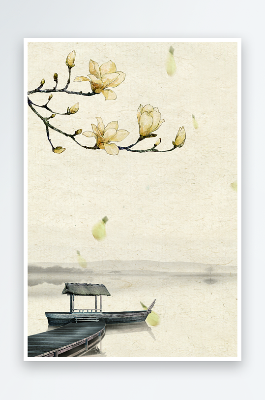 水墨中国风背景装饰画素材-众图网