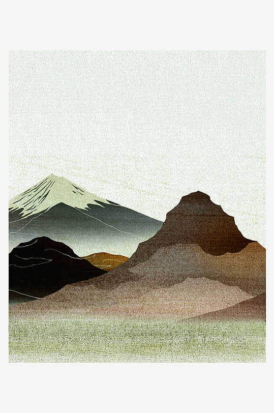 水墨中国风装饰画素材-众图网