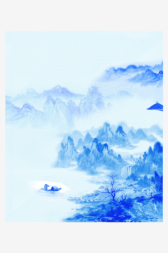 水墨中国风装饰画素材-众图网