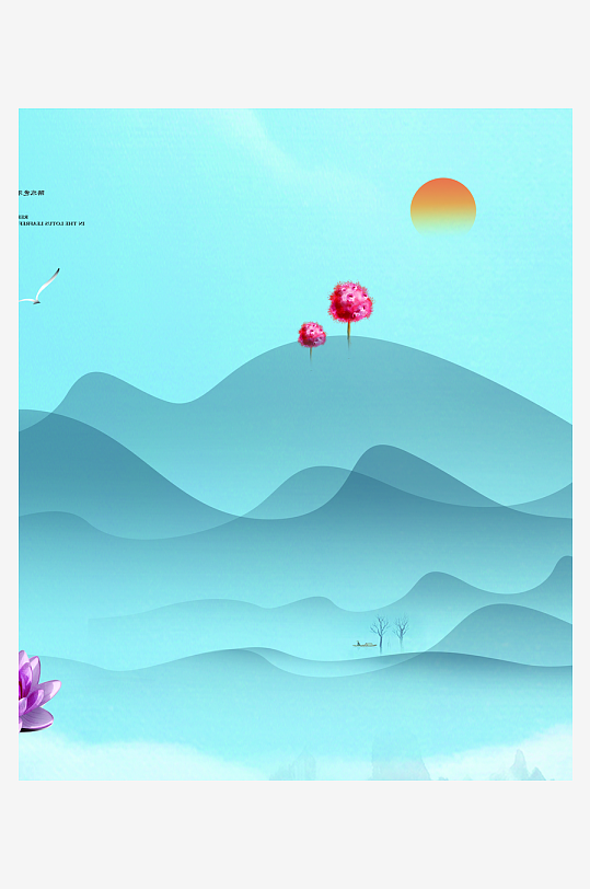 水墨中国风装饰画-众图网