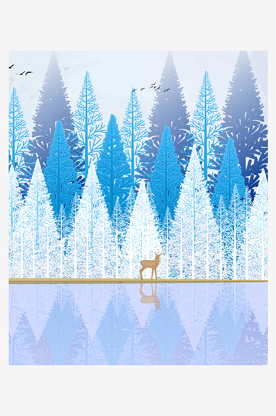 水墨中国风装饰画背景图片-众图网