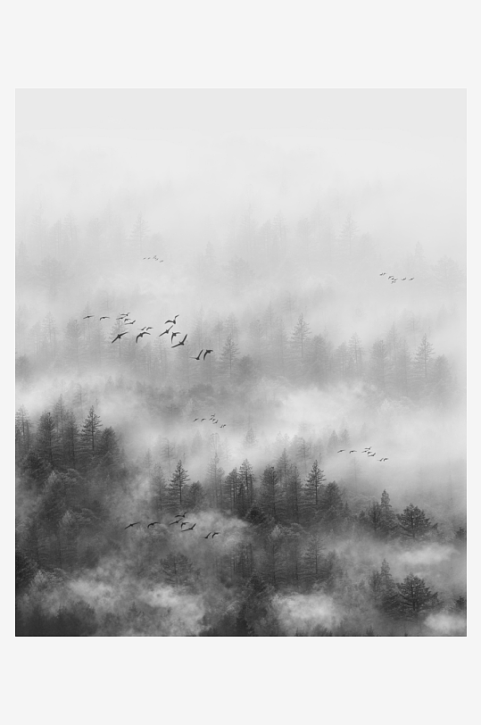 水墨中国风装饰画背景图片-众图网