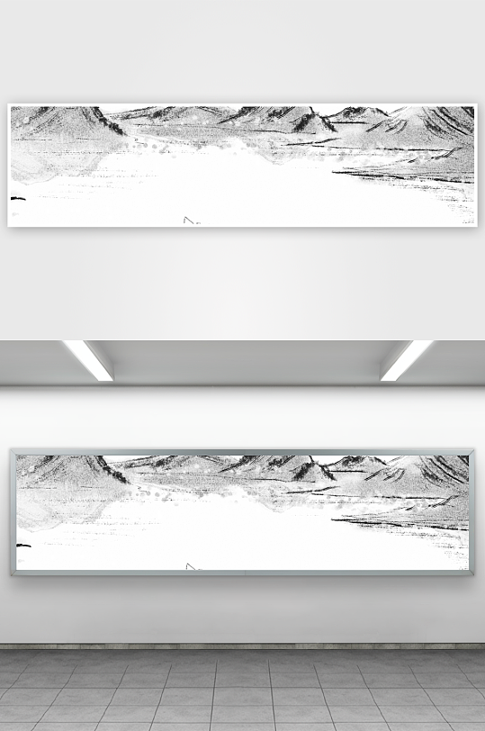 水墨中国风装饰画背景素材-众图网