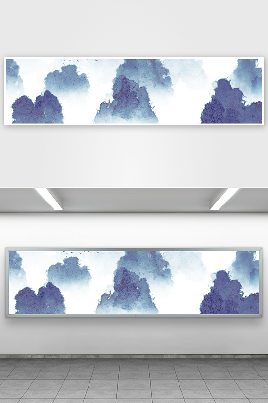 水墨中国风装饰画背景素材-众图网