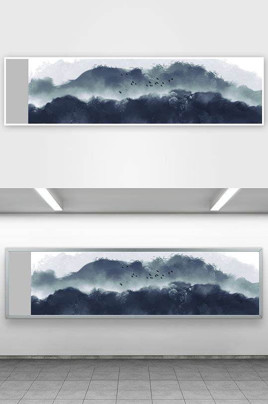 水墨中国风装饰画背景-众图网