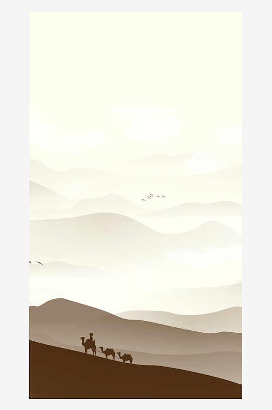 水墨中国风装饰画背景素材-众图网