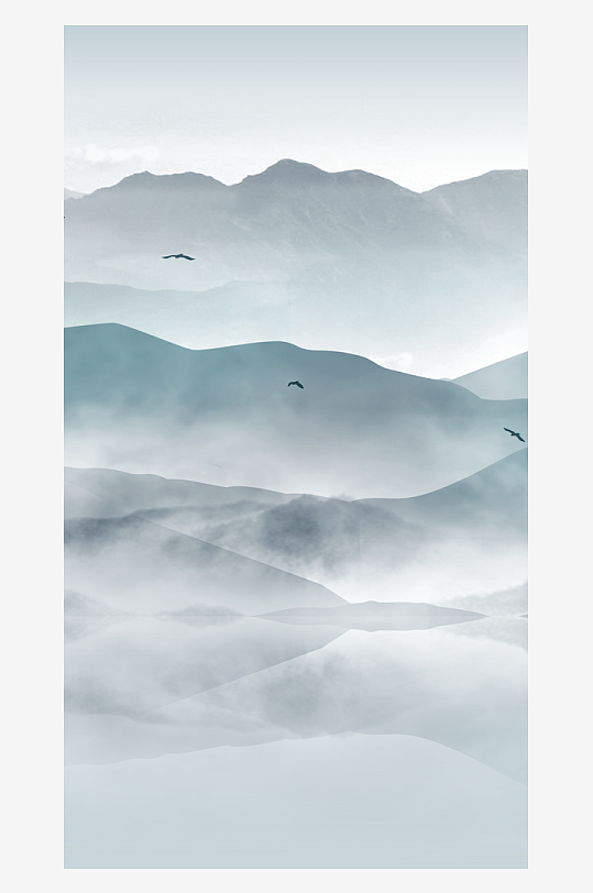 水墨中国风装饰画-众图网