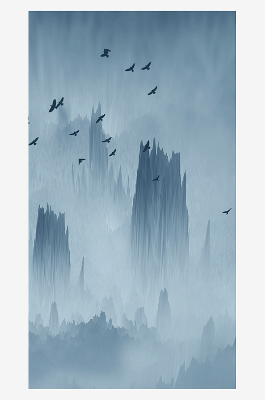 水墨中国风装饰画-众图网