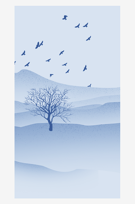 水墨中国风装饰画挂画-众图网