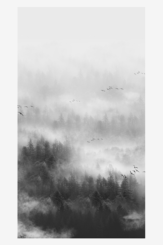 水墨中国风装饰画挂画-众图网