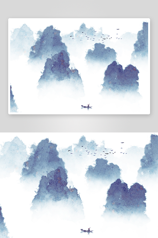 水墨中国风装饰画图片-众图网