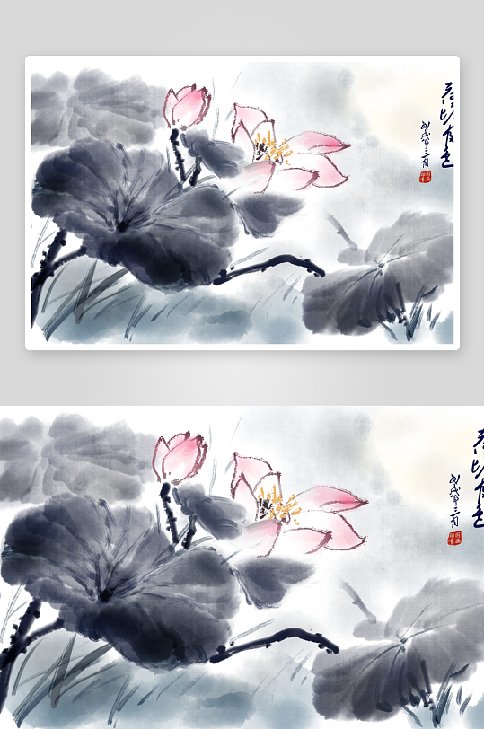 水墨中国风装饰画素材-众图网