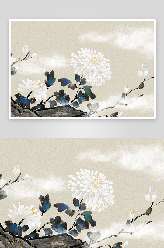 水墨中国风装饰画-众图网