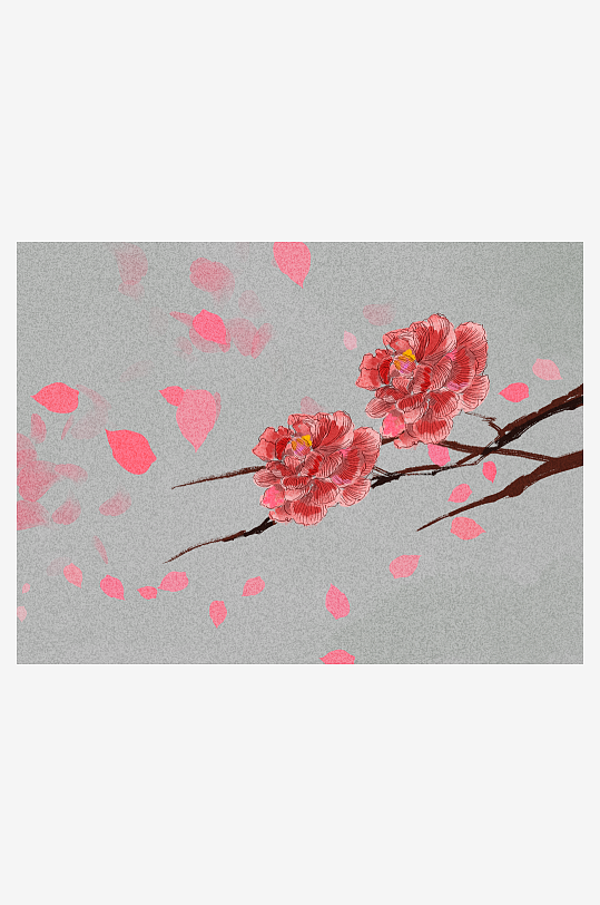 水墨中国风装饰画素材-众图网