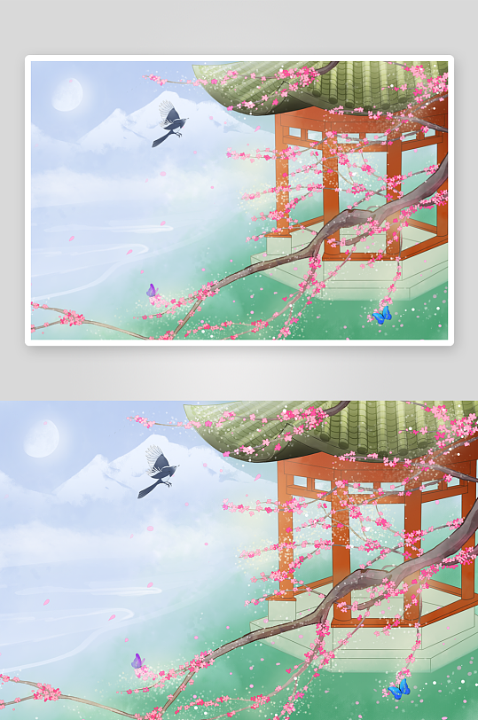 水墨中国风装饰画-众图网