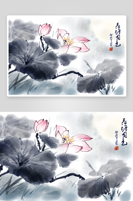 水墨中国风装饰画-众图网