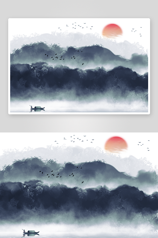 水墨中国风装饰画-众图网