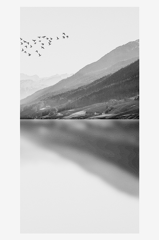 水墨中国风装饰画背景-众图网