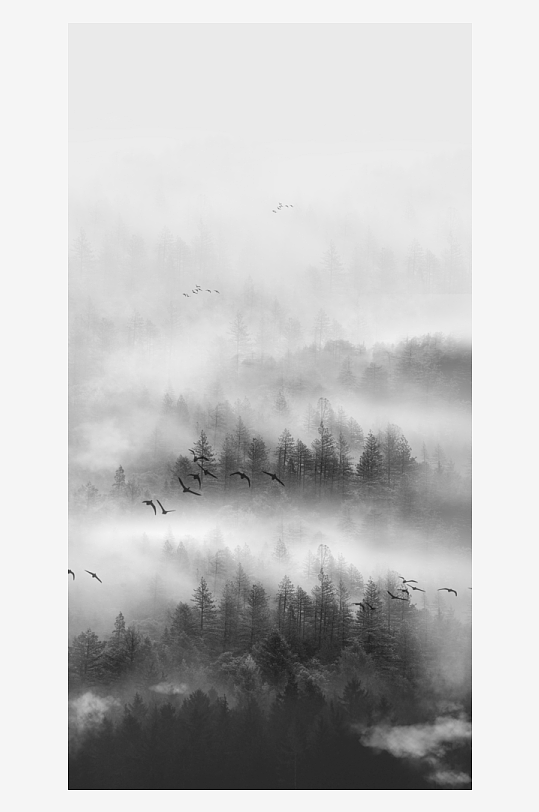 水墨中国风装饰画背景-众图网