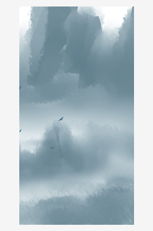 水墨中国风装饰画背景-众图网