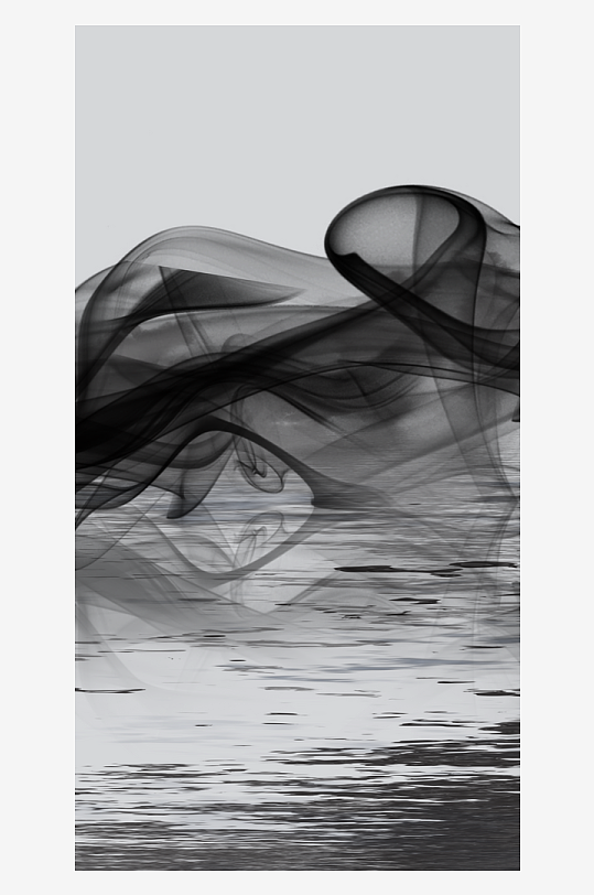 水墨中国风装饰画背景-众图网