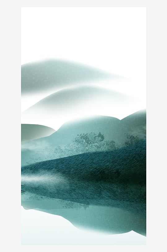 水墨中国风装饰画背景素材-众图网