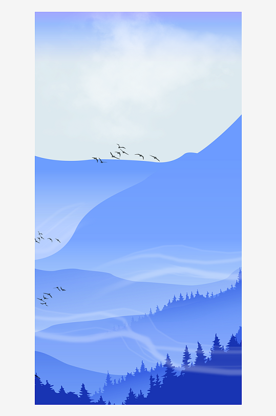 水墨中国风装饰画挂画-众图网