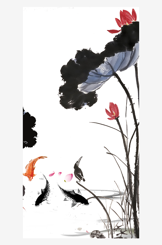 水墨中国风装饰画-众图网