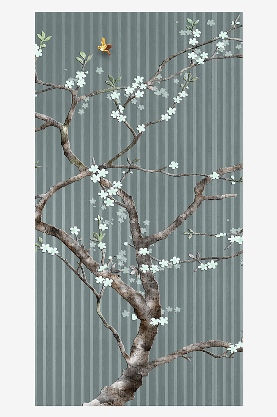 唯美中式古风装饰画挂画-众图网