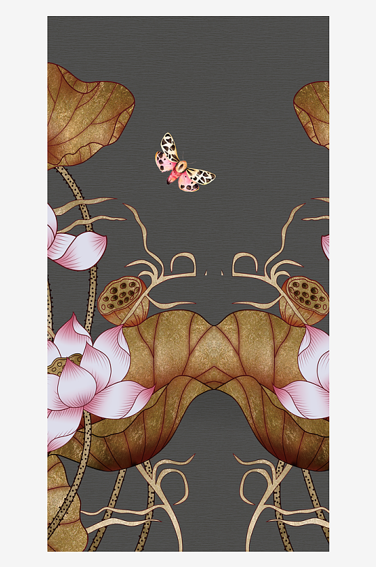 唯美中式古风装饰画-众图网