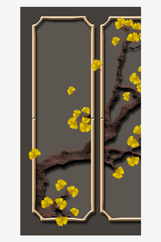 唯美中式古风装饰画-众图网