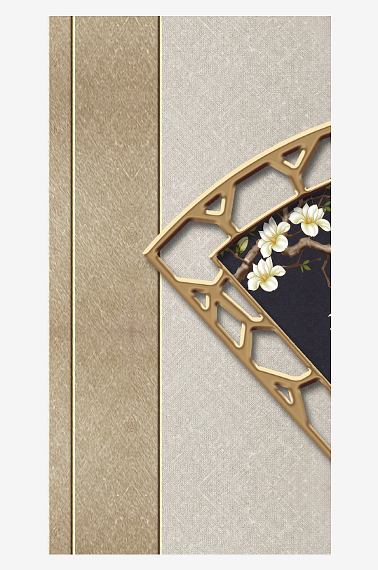 唯美中式古风装饰画素材-众图网