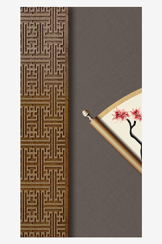 唯美中式古风装饰画素材-众图网