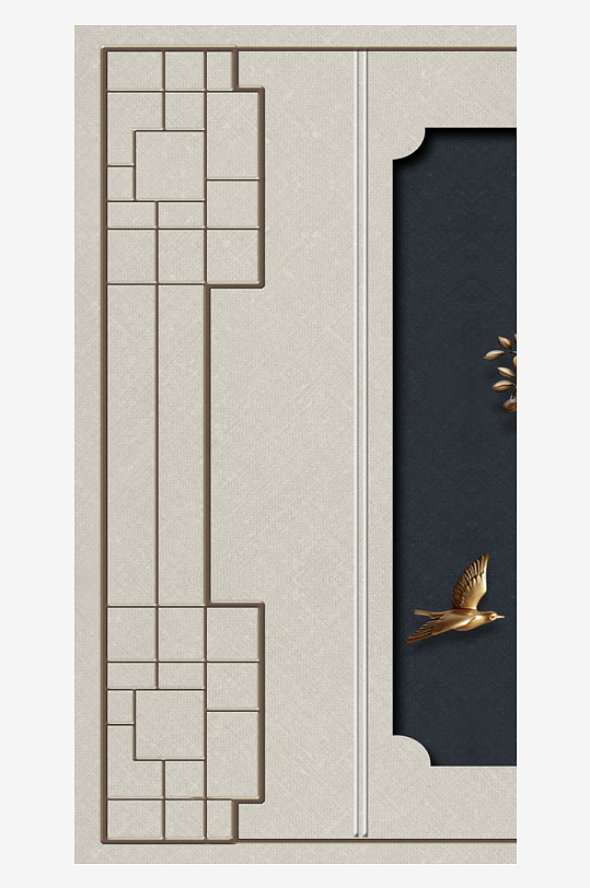 唯美中式古风装饰画素材-众图网