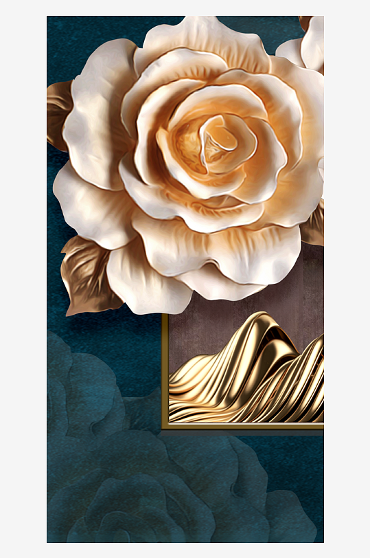 唯美中式古风挂画-众图网