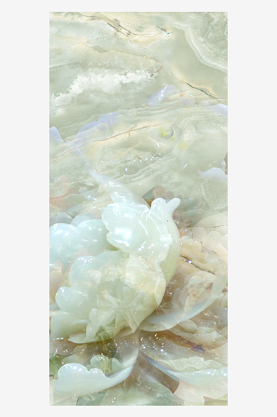 中式立体花卉装饰画图片-众图网